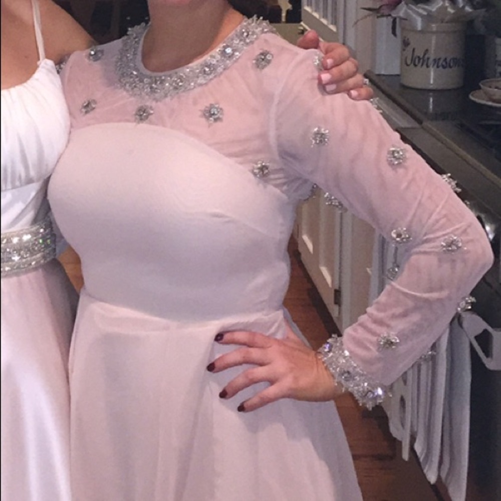 Beautiful ASOS blush pink dress.!!